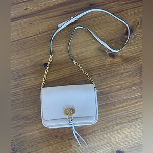 Tory Burch Light Pink Leather Crossbody Bag